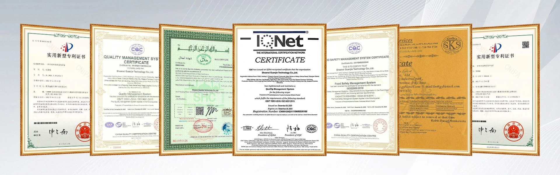 Certifications